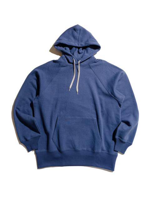 The Real McCoys The Real McCoy’s MC24118 9 Oz. Loopwheel Raglan Hooded Sweatshirt MQ Navy
