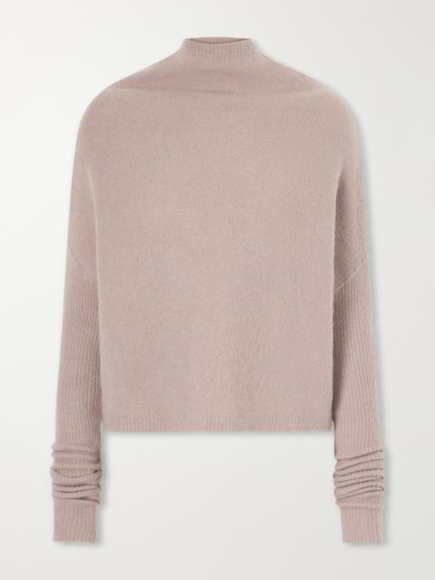 Rick Owens Crater Cashmere-blend Turtleneck Sweater