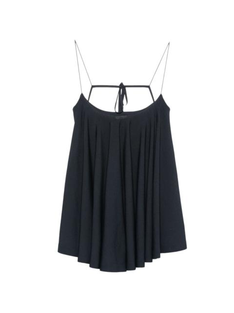 JACQUEMUS Le Haut Voile pleated top