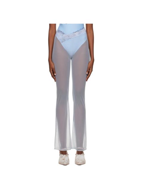 VAILLANT SSENSE Exclusive Blue Sheer Trousers