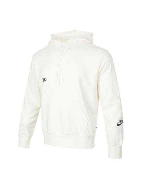 Nike Nike Giannis Logo Printing Drawstring Hoodie 'White Navy' DQ5650-133
