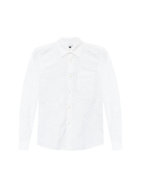 Otis perforated cotton shirt