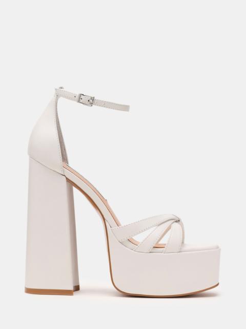 STEVE MADDEN RETRO WHITE LEATHER