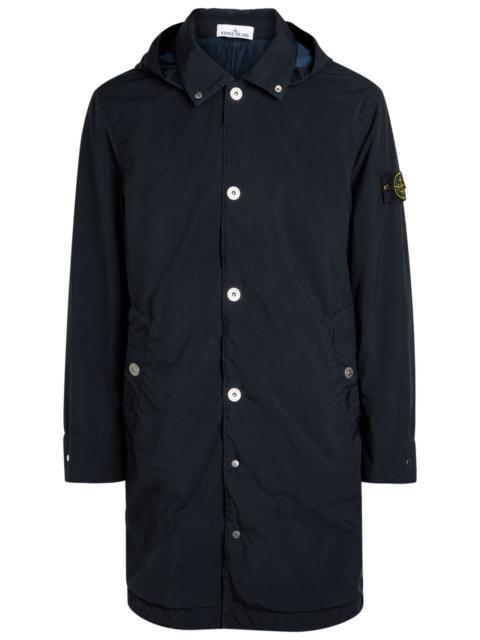 Stone Island Stone Island Logo Hooded Shell Coat