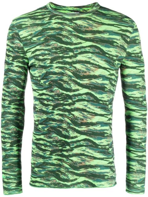 ERL camouflage-print cotton T-shirt