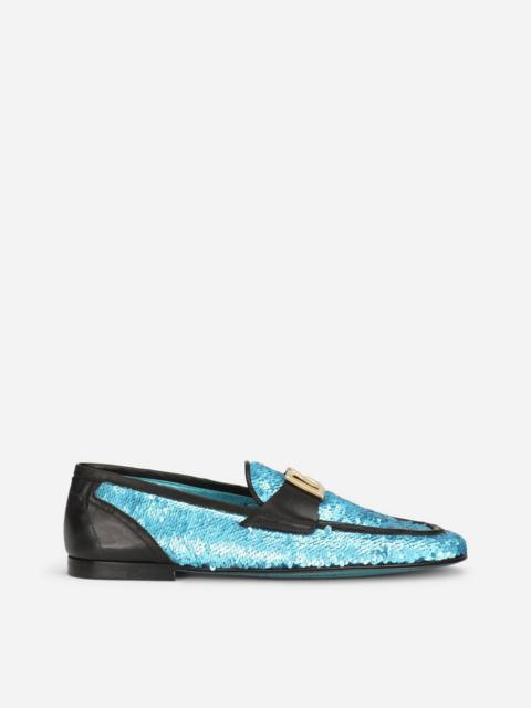 Dolce & Gabbana Sequined slippers