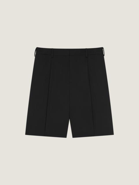 Givenchy DOUBLE PLEAT BERMUDA SHORTS IN WOOL
