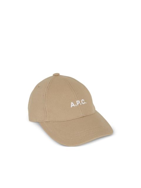 A.P.C. Charlie logo-embroidered cap