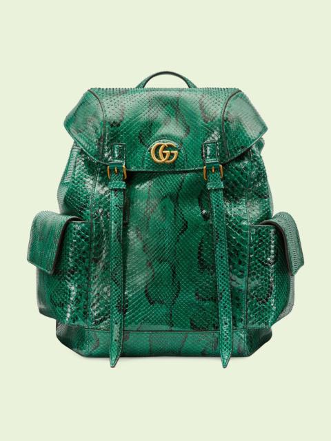 GUCCI Python backpack with Double G