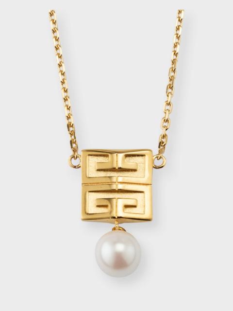 Givenchy 4G Golden Pearly Drop Necklace