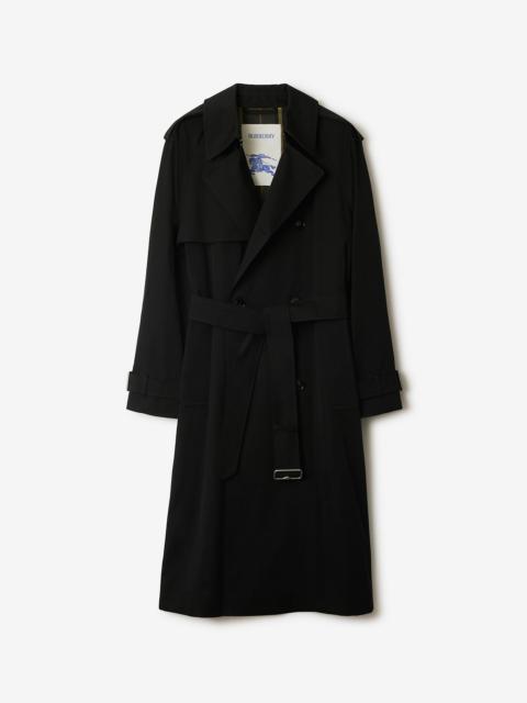 Burberry Long Gabardine Trench Coat
