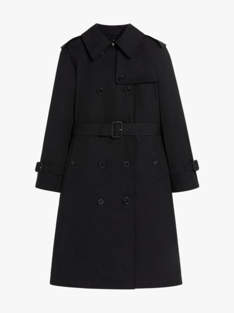 Mackintosh MUIRKIRK BLACK COTTON TRENCH COAT