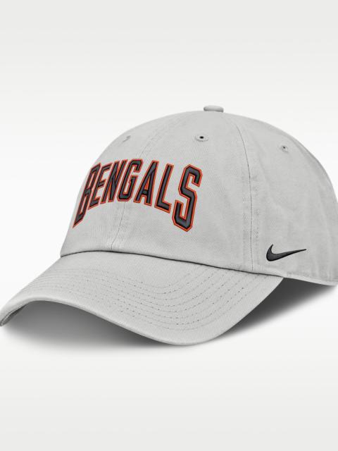 Nike Cincinnati Bengals Primetime Club Arched Men's Nike NFL Adjustable Hat
