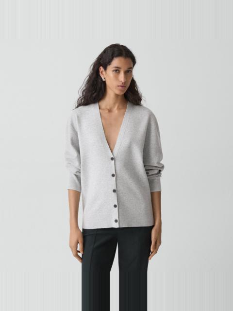 Theory V-Neck Cardigan in Light Bilen