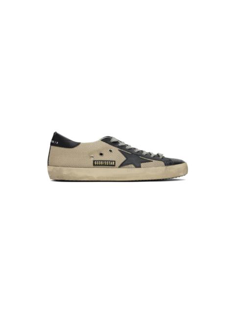 Golden Goose Brown & Black Super-Star Sneakers