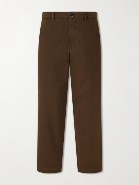 BARENA Straight-Leg Cotton-Blend Gabardine Trousers