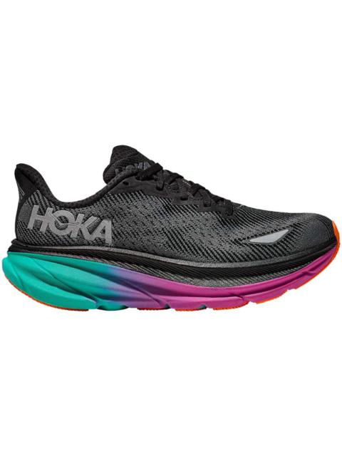 Hoka One One Clifton 9 Gore-Tex Black Electric Aqua