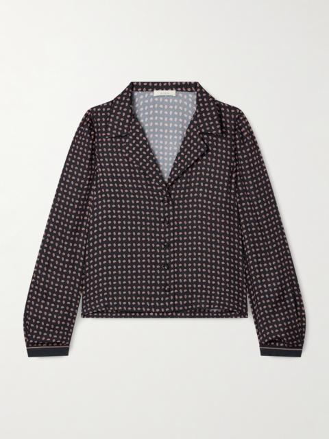 DÔEN Juliana Paisley-print Silk-blend Blouse