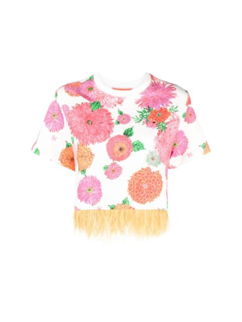 La Scala floral-print blouse