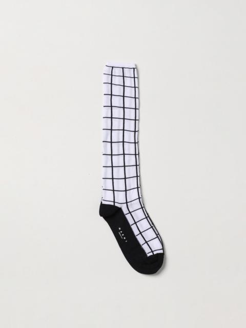 Marni Marni Techno Check jacquard nylon socks