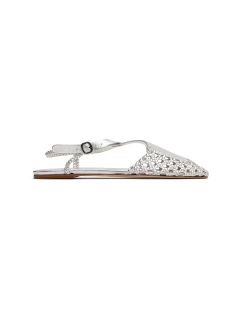 HEREU Silver Reixa Metallic Sandals