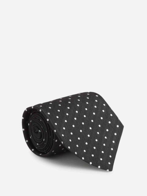 TOM FORD POLKA DOT SILK TIE