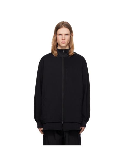Y-3 Black 3 Stripes Relaxed Jacket