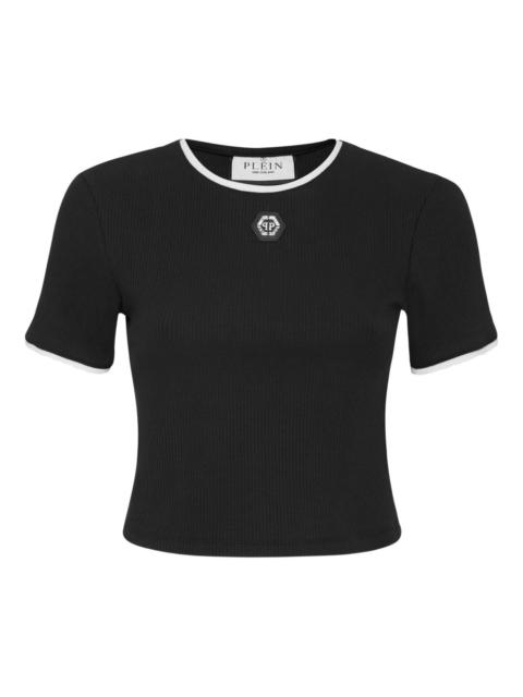 PHILIPP PLEIN logo-patch t-shirt