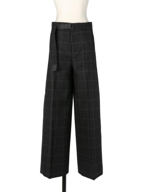 sacai Windowpane Pants