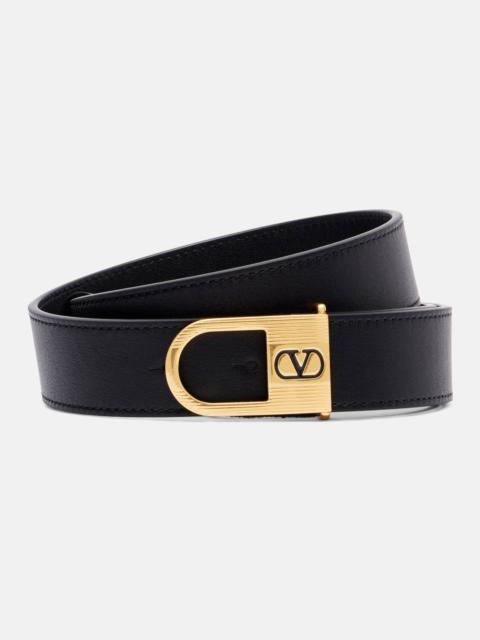 Valentino VLogo leather belt