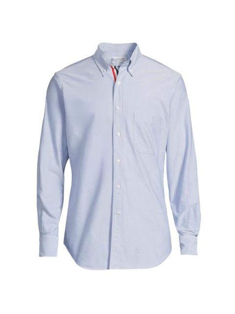 Thom Browne Men's Classic Cotton Oxford Shirt - Light Blue