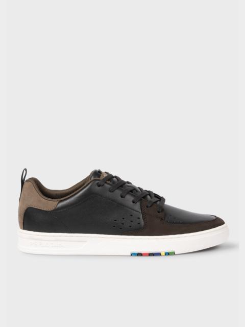 Paul Smith Dark Brown Leather 'Cosmo' Trainers