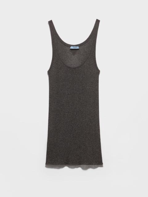 Prada Lamé tank top