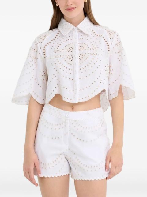 Charo Ruiz Emmie openwork shirt
