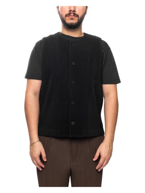 ISSEY MIYAKE Tailored Pleats 1 Vest Black (no.15) | REVERSIBLE
