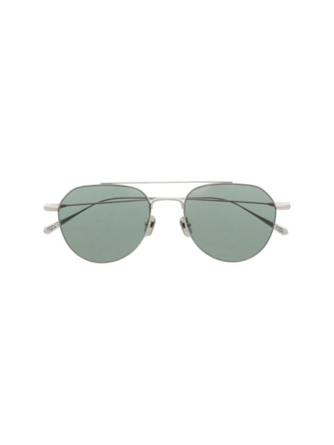 Brioni pilot-frame sunglasses