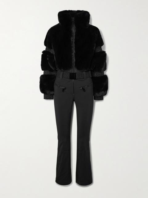 GOLDBERGH Lieke Belted Plush Ski Suit