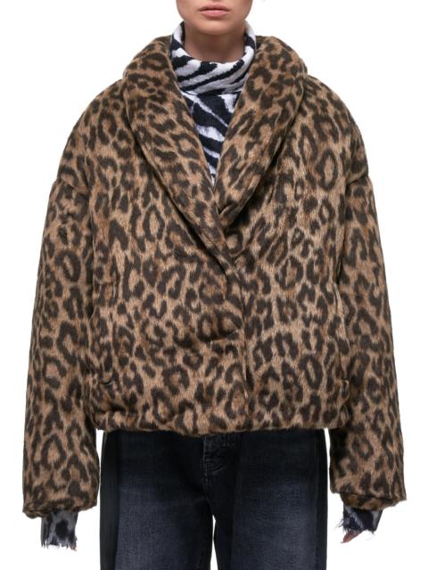 Unravel Oversized Leopard Jacket