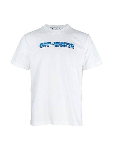 Off-White Off-White SS22 Logo Printing Arrow Short Sleeve White OMAA027S22JER0190139