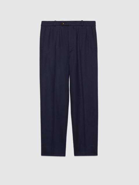 GUCCI Heavy flannel wool pant