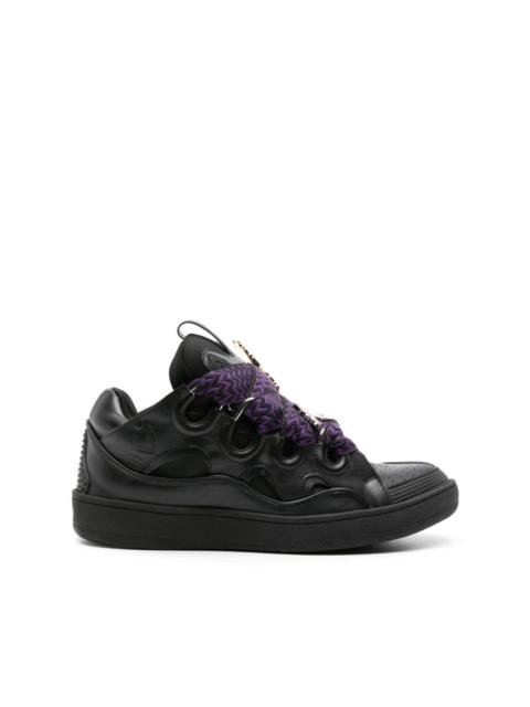 Curb leather sneakers