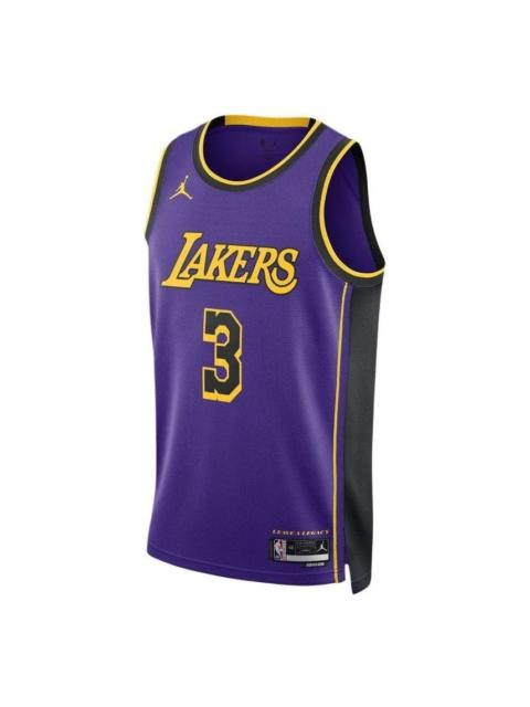 Jordan Air Jordan Dri-FIT NBA Swingman Jersey 'Los Angeles Lakers Statement Edition - Field Purple' DO9530-