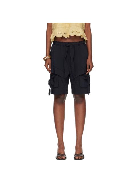 Isabel Marant Étoile Black Bermia Shorts