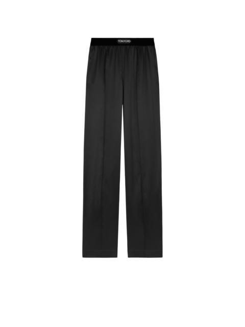 TOM FORD STRETCH SILK SATIN PJ PANTS