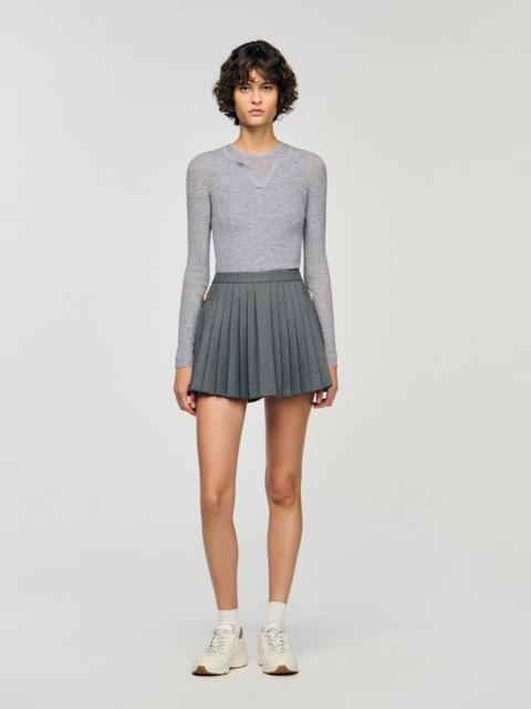 WOOL LAYERED EFFECT SWEATER