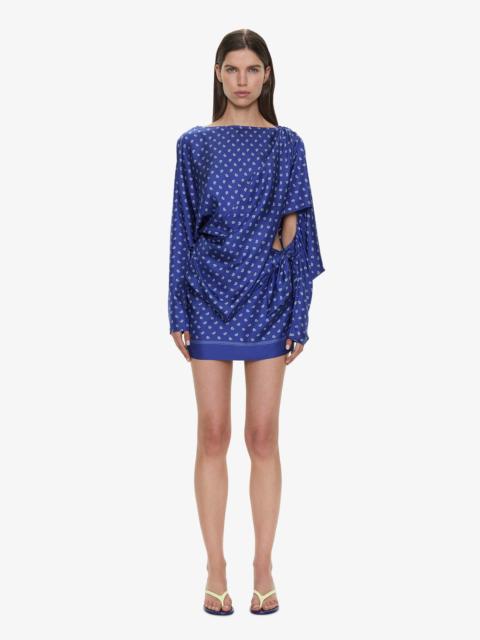 CHRISTOPHER ESBER Bandana Pareo Cutaway Dress