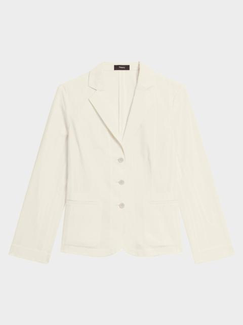 Theory Shrunken Three-Button Jacket