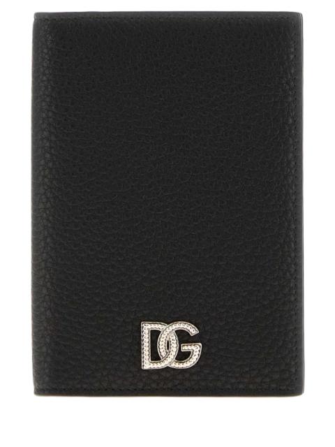 Dolce & Gabbana Dolce & Gabbana Leather Wallet — Black