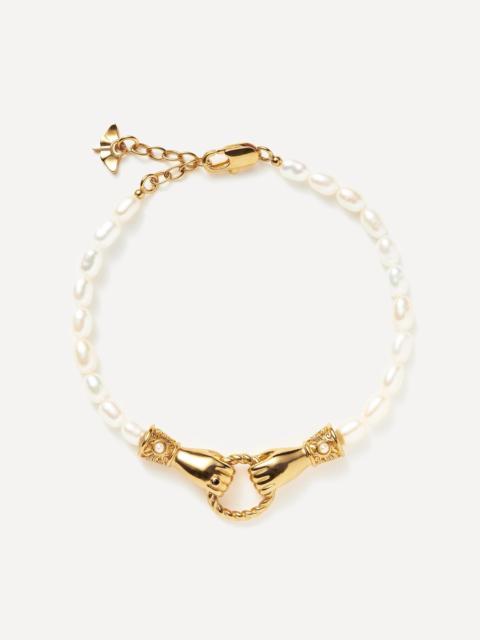 MISSOMA 18ct Gold-Plated Harris Reed In Good Hands Bracelet