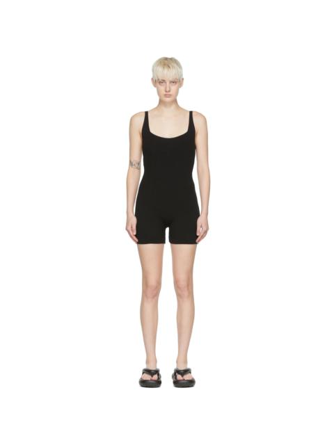 HAIGHT Black Cotton Jumpsuit